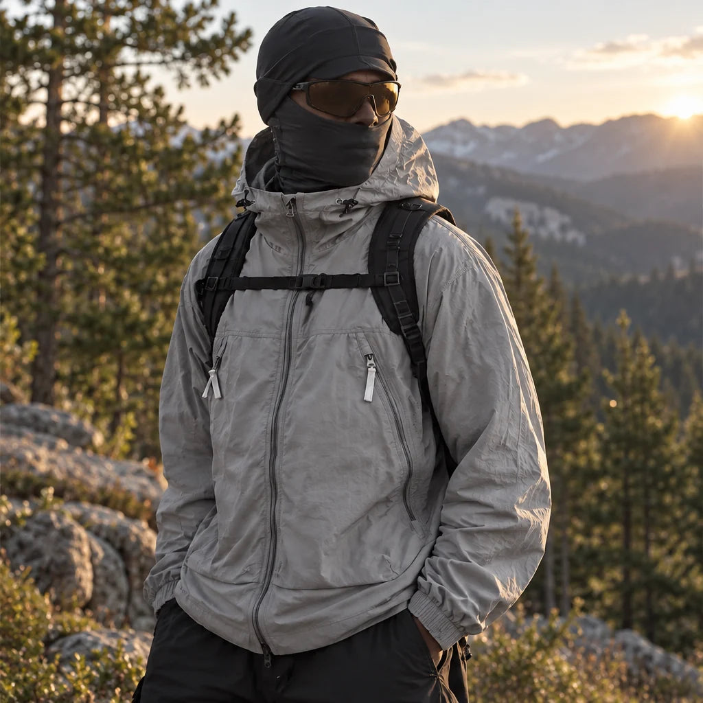 Drift - Unisex Water-Repellent & Windproof Mesh-Vent Lightweight Jacket - Grey