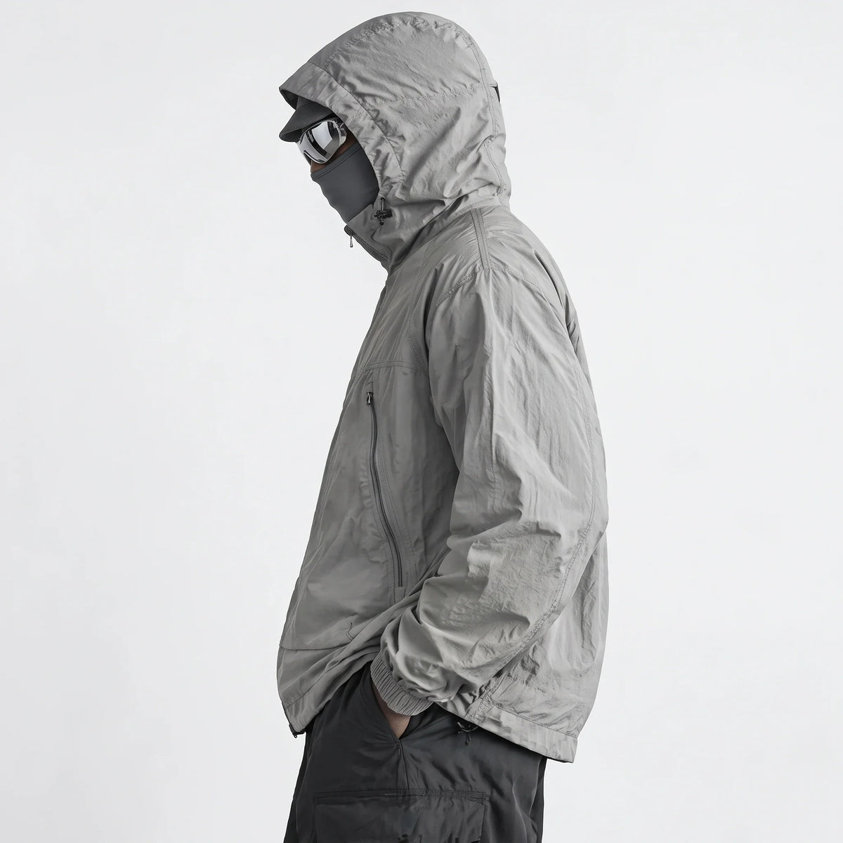 Drift - Unisex Water-Repellent & Windproof Mesh-Vent Lightweight Jacket - Grey