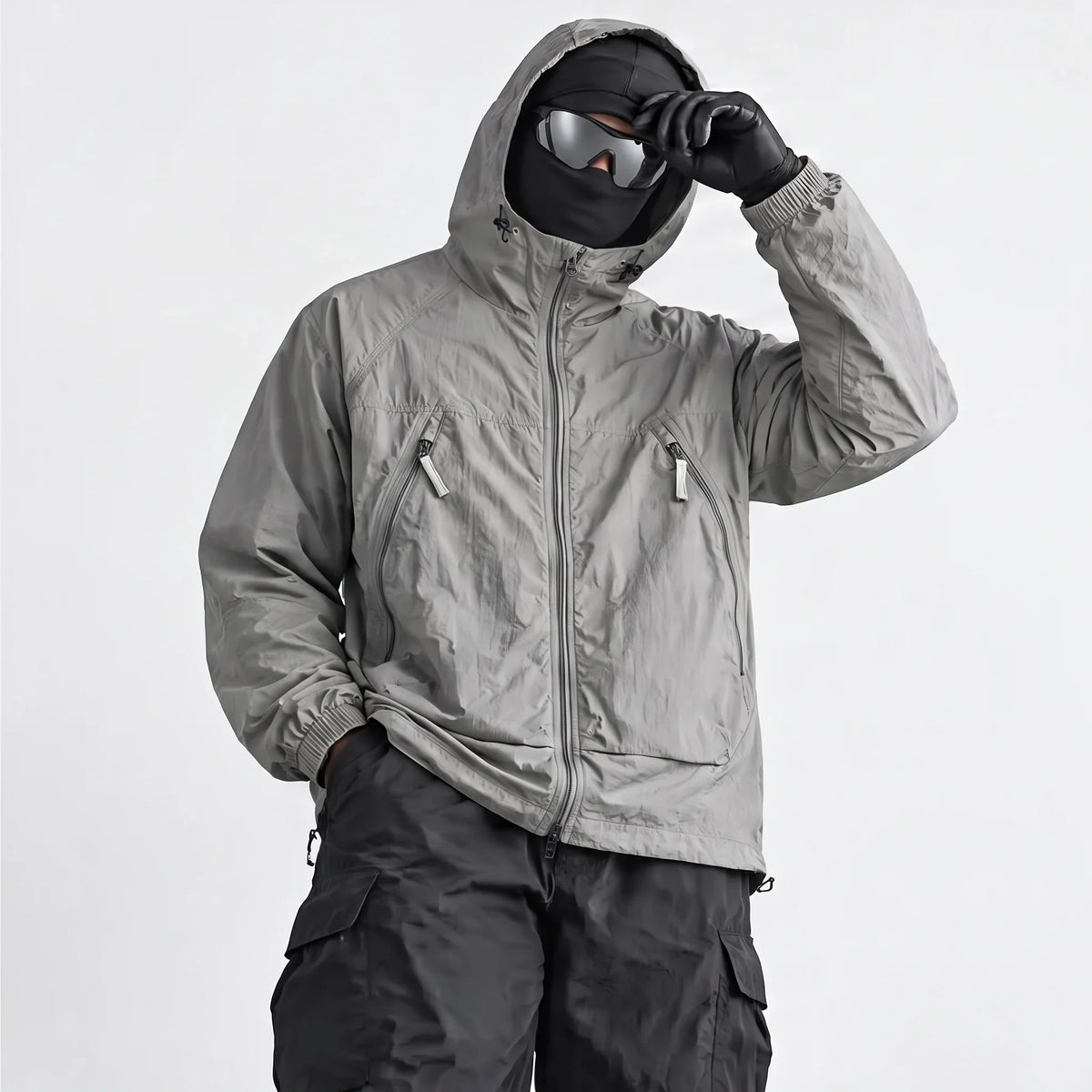 Drift - Unisex Water-Repellent & Windproof Mesh-Vent Lightweight Jacket - Grey
