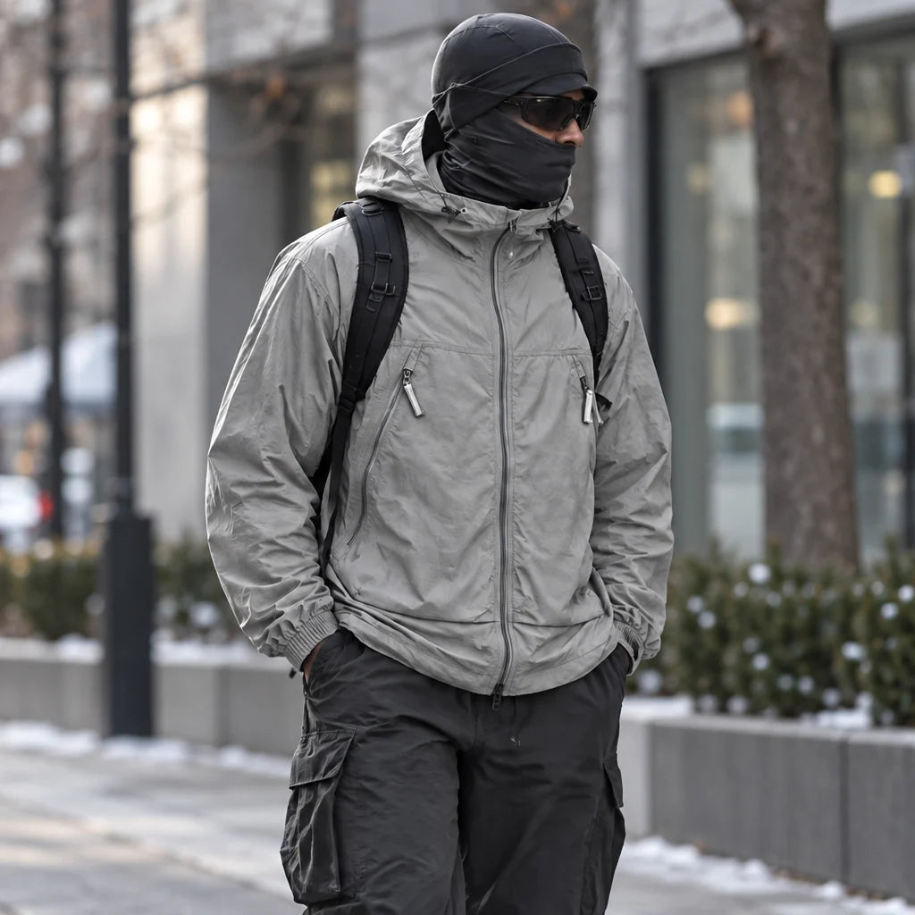 Drift - Unisex Water-Repellent & Windproof Mesh-Vent Lightweight Jacket - Grey