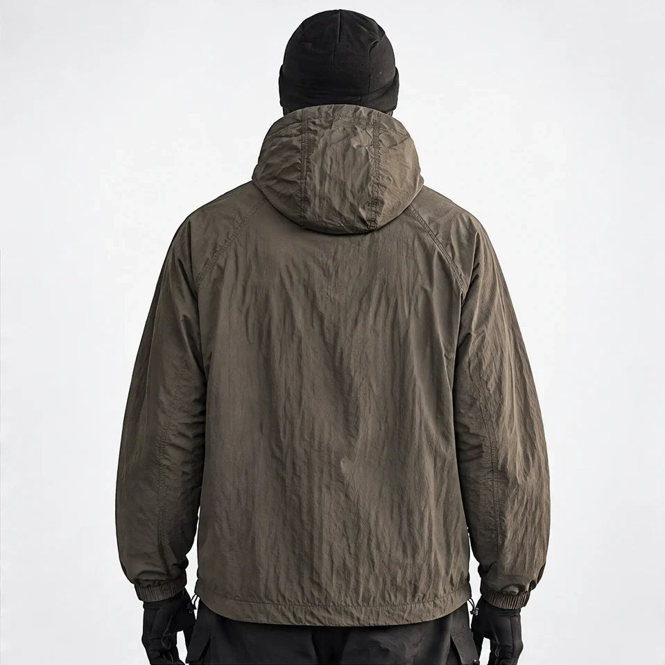 Drift - Unisex Water-Repellent & Windproof Mesh-Vent Lightweight Jacket - Military Green