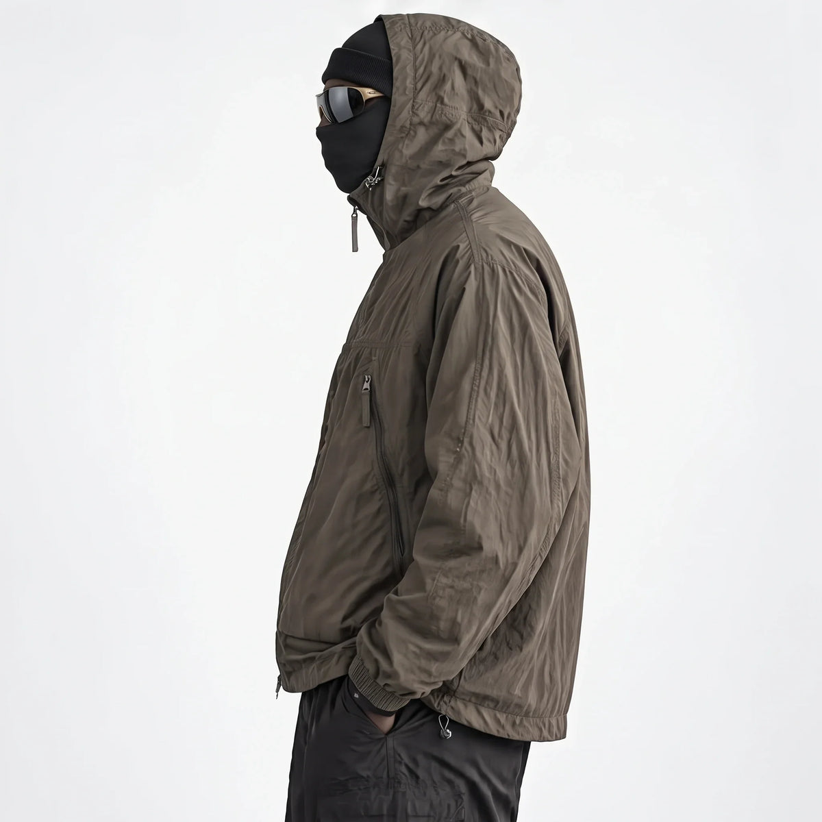 Drift - Unisex Water-Repellent & Windproof Mesh-Vent Lightweight Jacket - Military Green