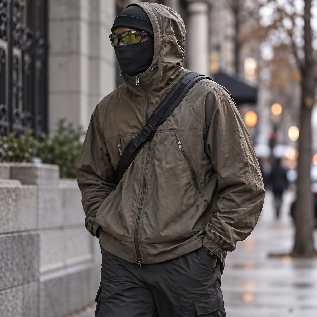 Drift - Unisex Water-Repellent & Windproof Mesh-Vent Lightweight Jacket - Military Green