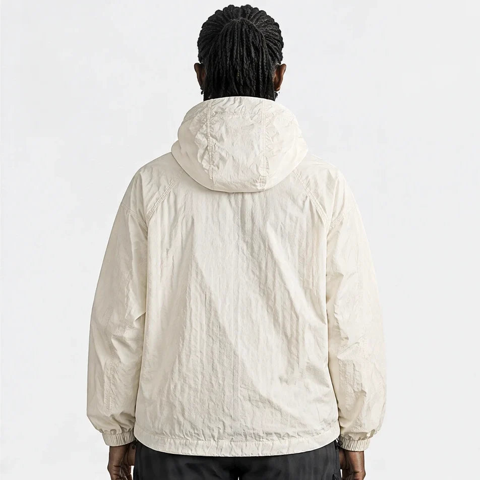 Drift - Unisex Water-Repellent & Windproof Mesh-Vent Lightweight Jacket - Off-white