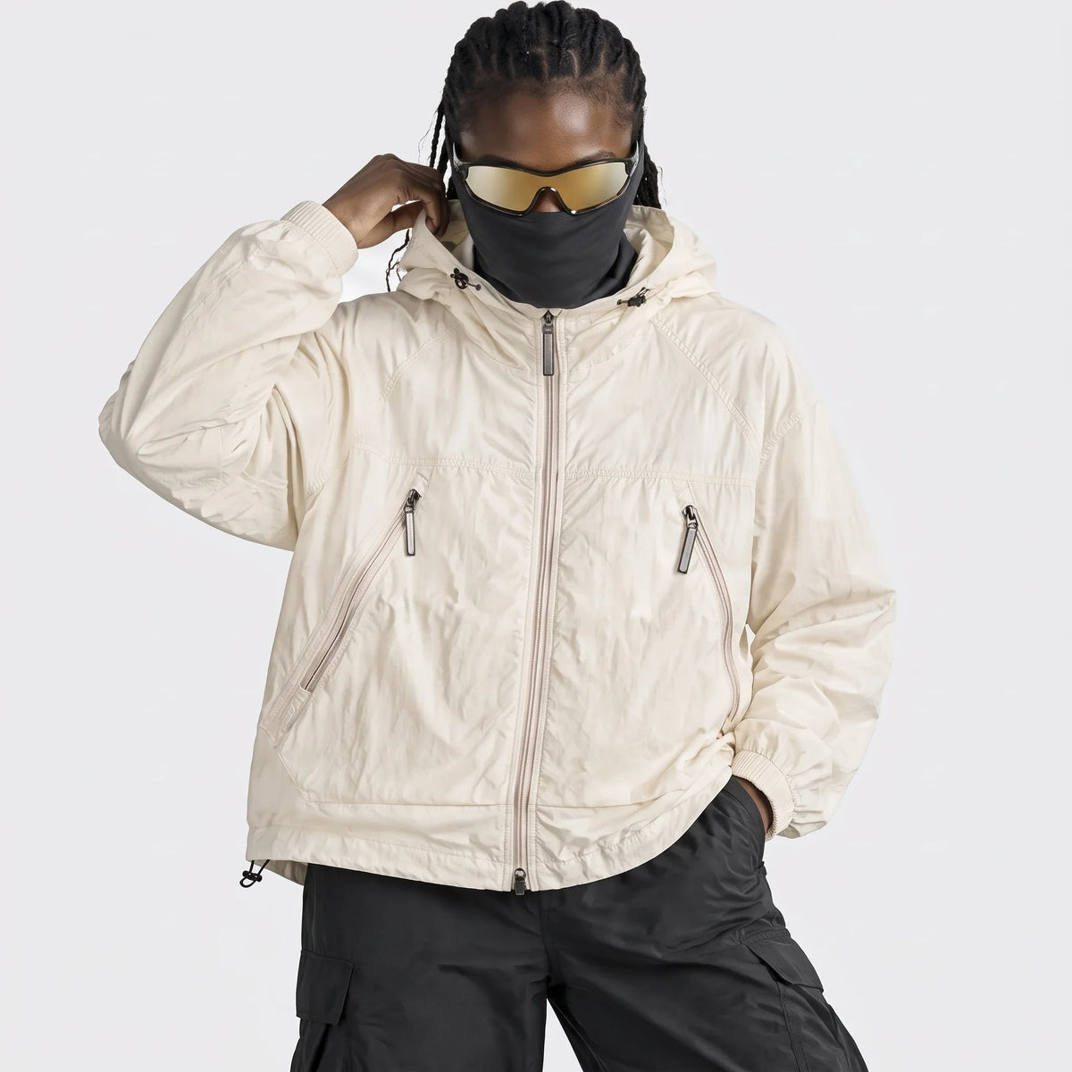 Drift - Unisex Water-Repellent & Windproof Mesh-Vent Lightweight Jacket - Off-white