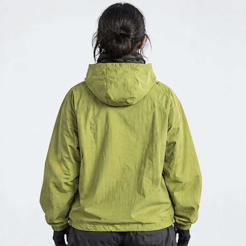 Drift - Unisex Water-Repellent & Windproof Mesh-Vent Lightweight Jacket - Yellow Green
