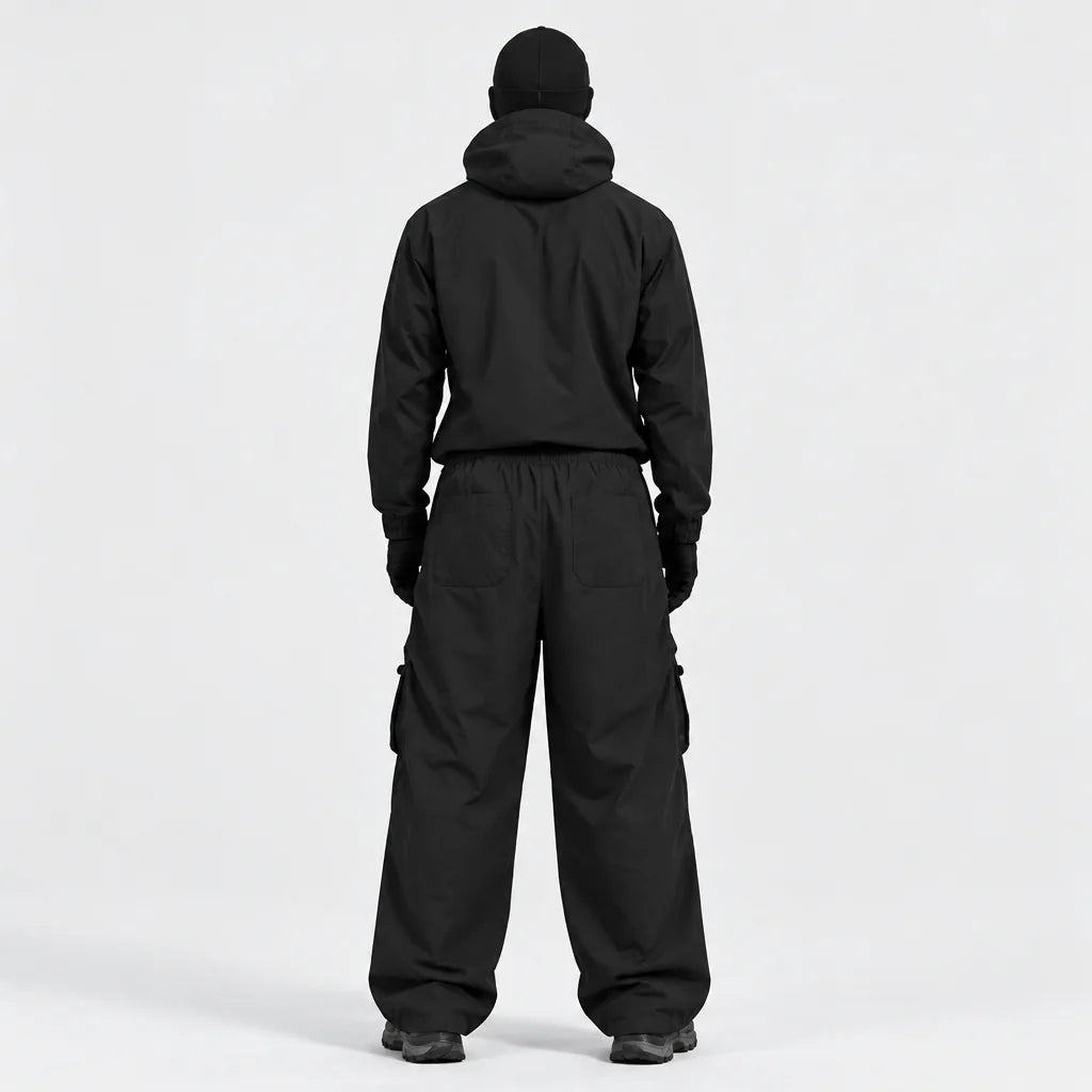 Ghyll - Unisex Water-Repellent & Quick-Dry Cargo Fit Hiking Trousers - Black