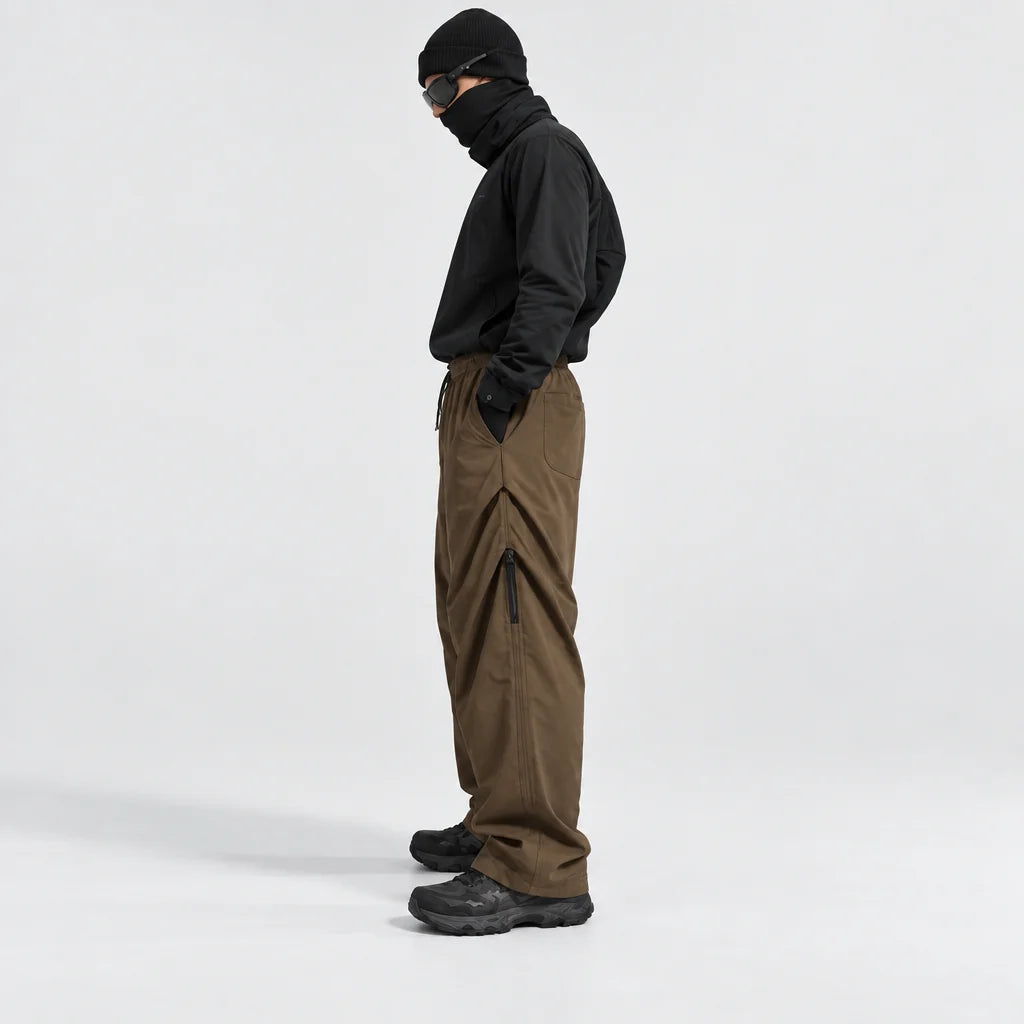 Ghyll - Unisex Water-Repellent & Quick-Dry Cargo Fit Hiking Trousers - Brown