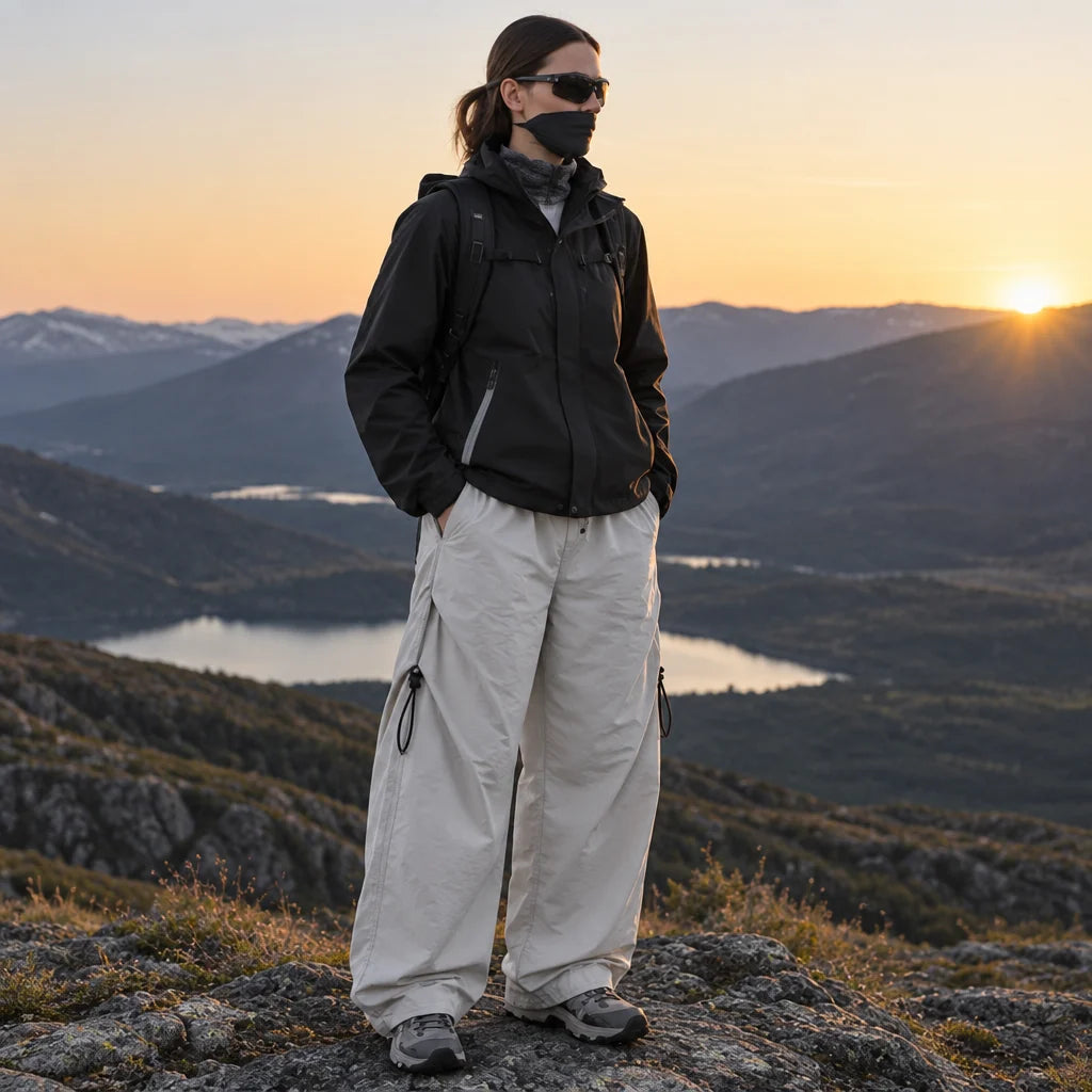 Ghyll - Unisex Water-Repellent & Quick-Dry Cargo Fit Hiking Trousers - Light Grey