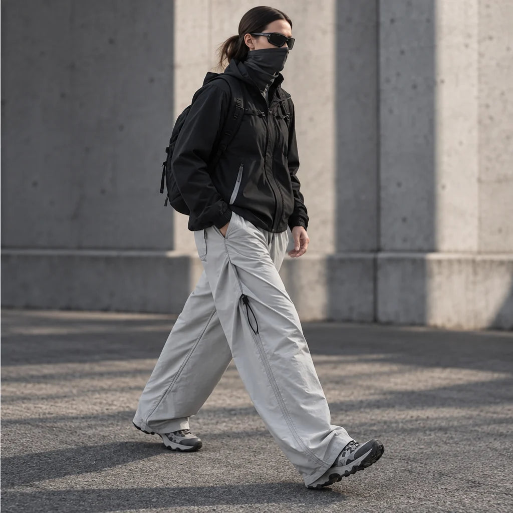Ghyll - Unisex Water-Repellent & Quick-Dry Cargo Fit Hiking Trousers - Light Grey