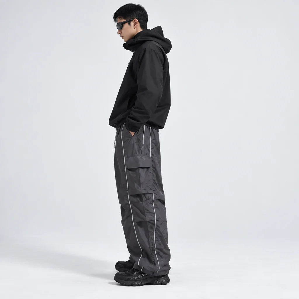 Brow - Unisex Water-Repellent & Quick-Dry Wide-Leg Hiking Trousers - Dark Grey