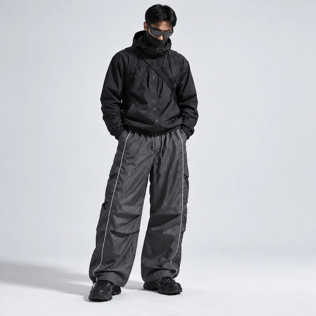 Brow - Unisex Water-Repellent & Quick-Dry Wide-Leg Hiking Trousers - Dark Grey