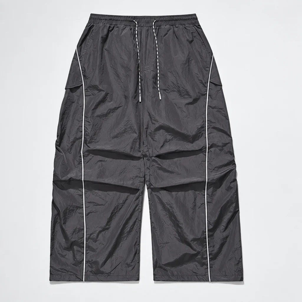 Brow - Unisex Water-Repellent & Quick-Dry Wide-Leg Hiking Trousers - Dark Grey