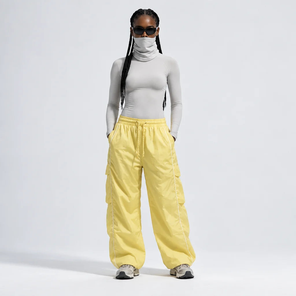 Brow - Unisex Water-Repellent & Quick-Dry Wide-Leg Hiking Trousers - Yellow