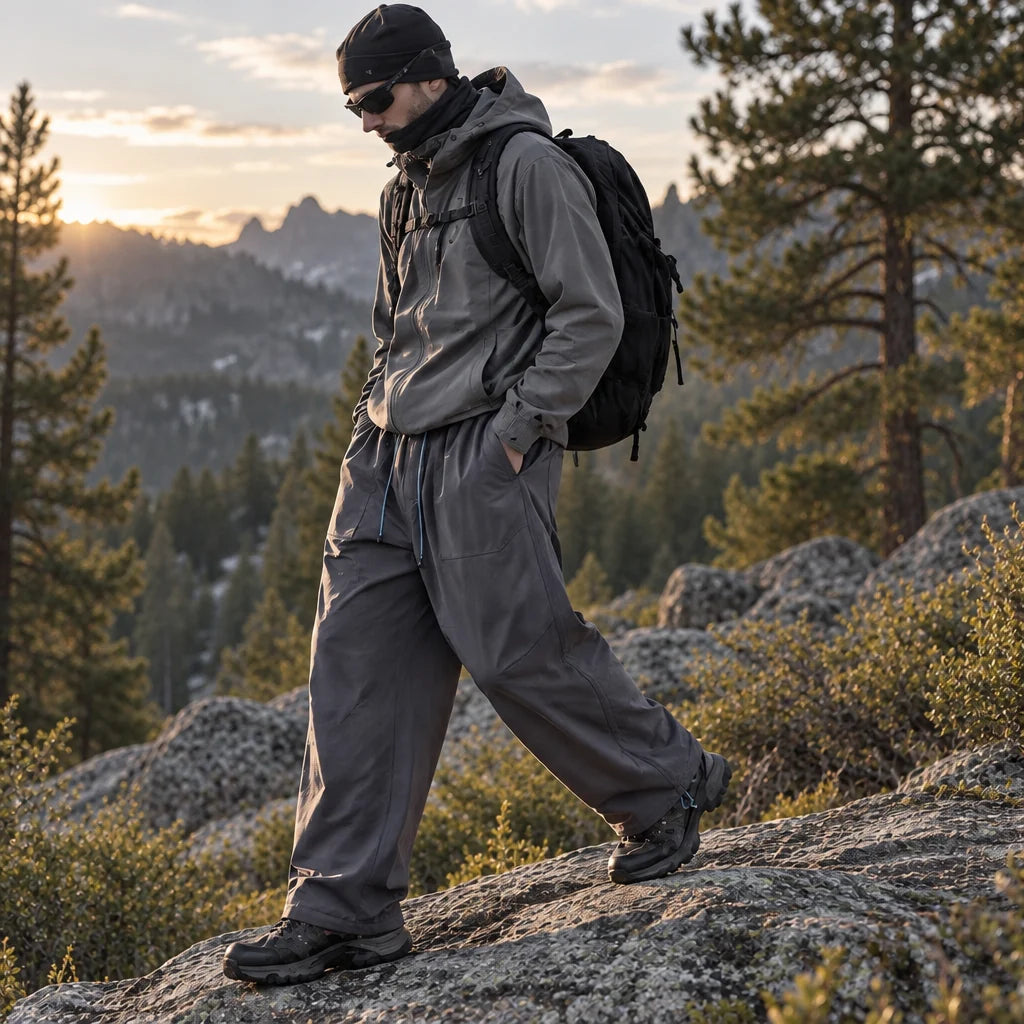 Dodd - Unisex Water-Repellent & Quick-Dry Relaxed Fit Hiking Trousers - Dark Grey