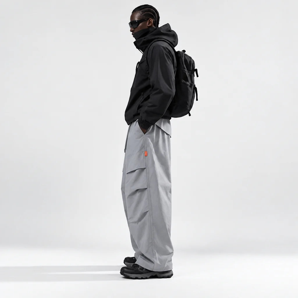 Weald - Unisex Water-Repellent & Quick-Dry Wide-Leg Hiking Trousers - Grey