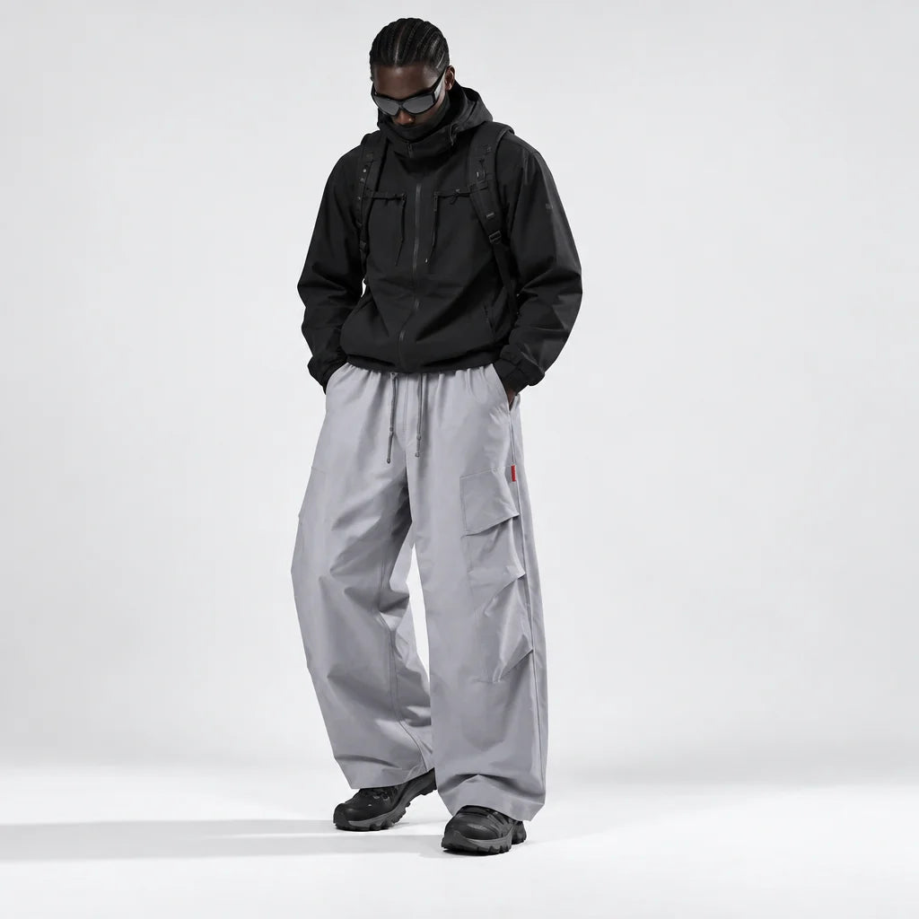 Weald - Unisex Water-Repellent & Quick-Dry Wide-Leg Hiking Trousers - Grey