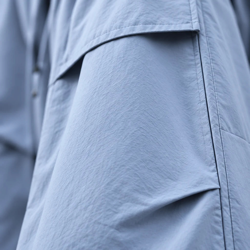 Weald - Unisex Water-Repellent & Quick-Dry Wide-Leg Hiking Trousers - Light Blue