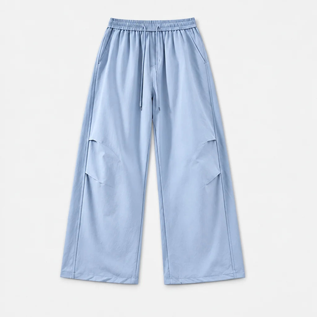 Weald - Unisex Water-Repellent & Quick-Dry Wide-Leg Hiking Trousers - Light Blue