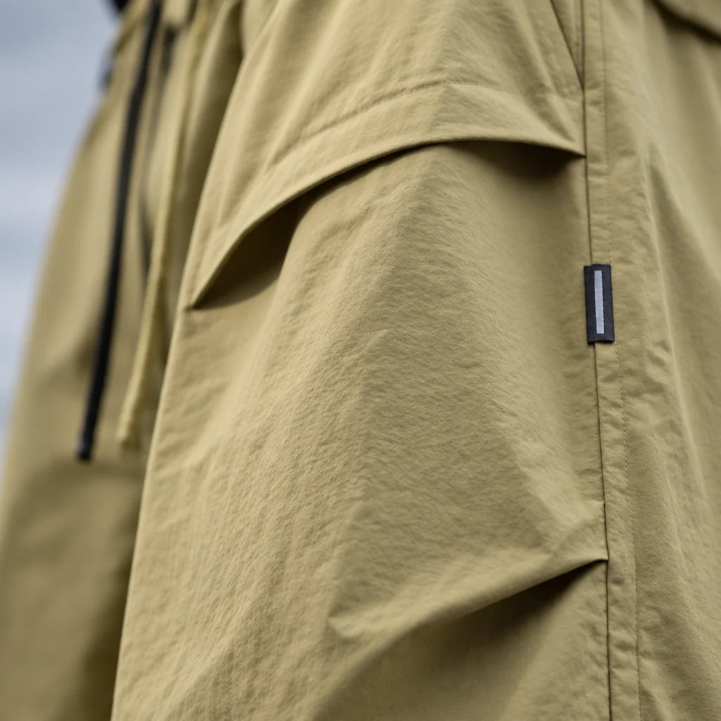 Weald - Unisex Water-Repellent & Quick-Dry Wide-Leg Hiking Trousers - Mustard Yellow