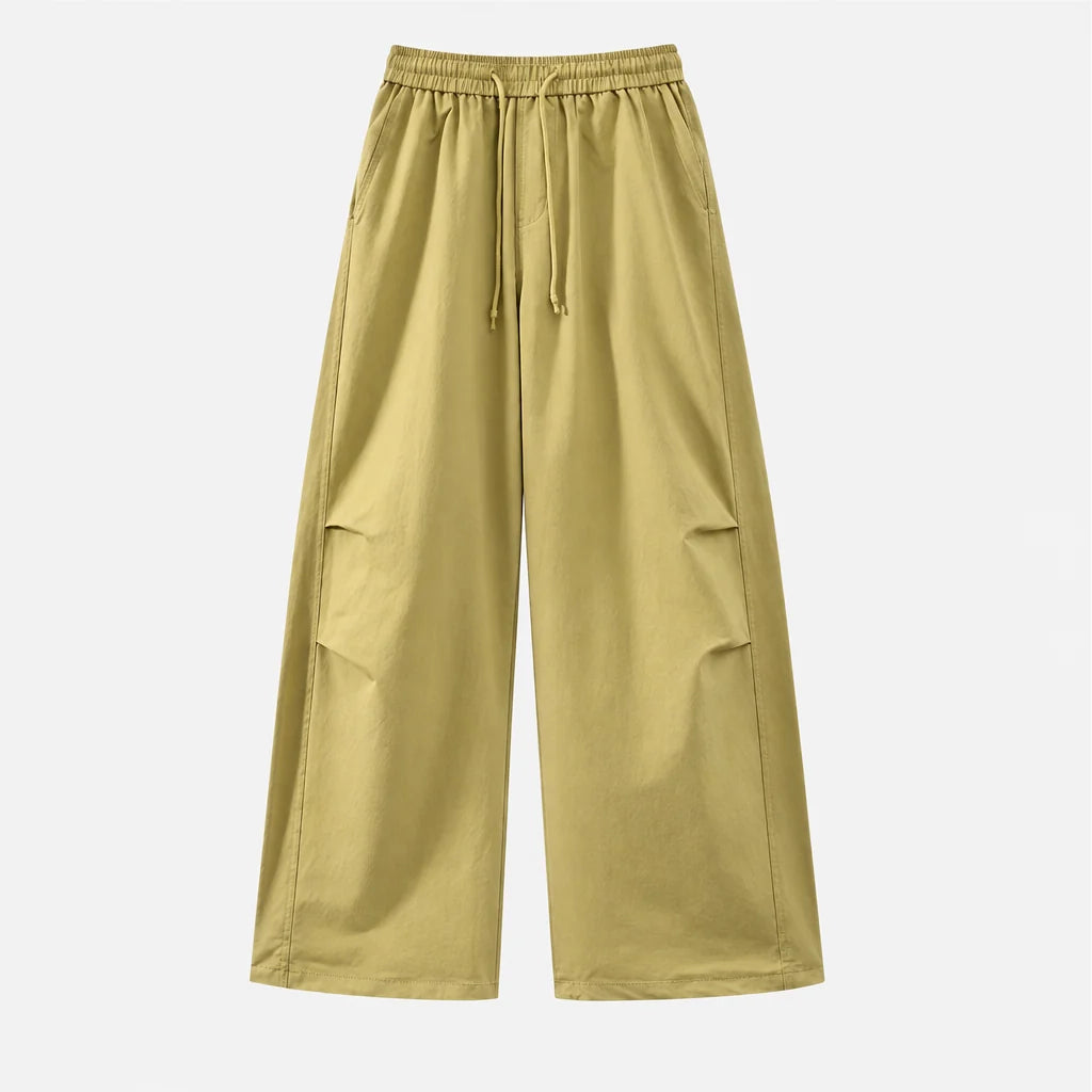 Weald - Unisex Water-Repellent & Quick-Dry Wide-Leg Hiking Trousers - Mustard Yellow