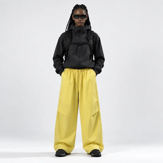 Weald - Unisex Water-Repellent & Quick-Dry Wide-Leg Hiking Trousers - Yellow