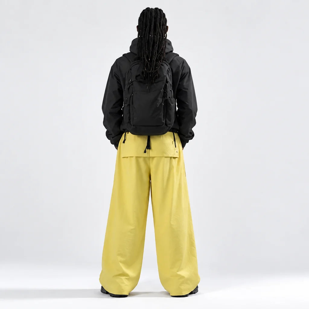 Weald - Unisex Water-Repellent & Quick-Dry Wide-Leg Hiking Trousers - Yellow