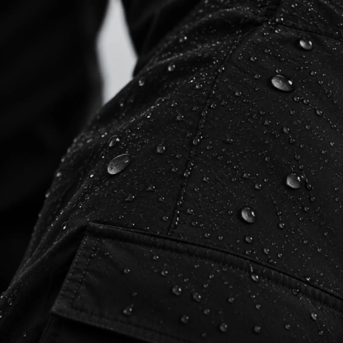 Bise - Unisex Quick-Dry Windproof & Wide-Leg Waterproof Trousers - Black