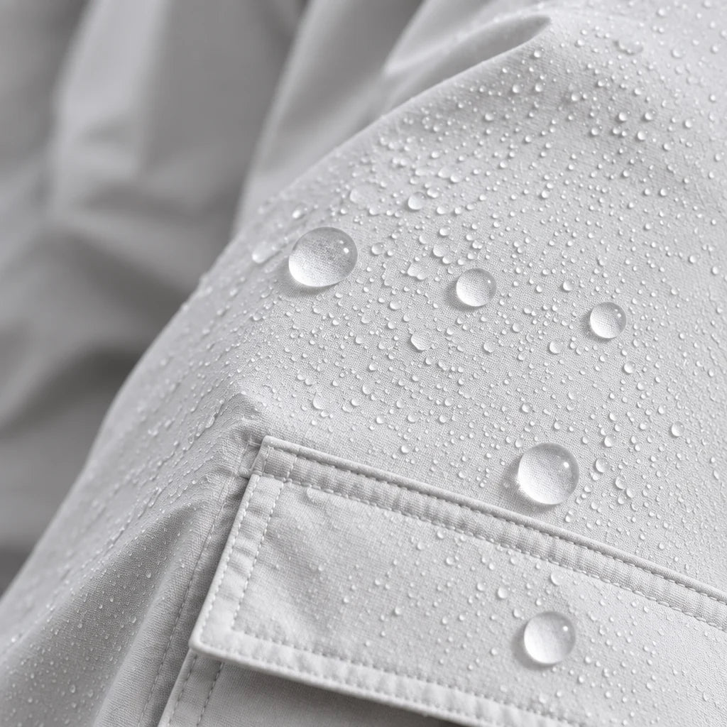 Bise - Unisex Quick-Dry Windproof & Wide-Leg Waterproof Trousers - White