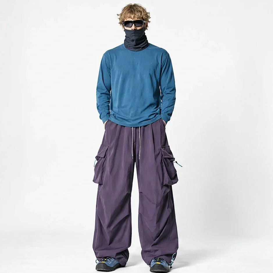 Ling - Unisex Water-Repellent & Quick-Dry UPF50+ Hiking Trousers - Deep Purple