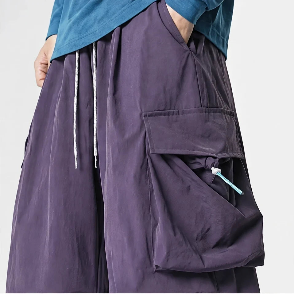 Ling - Unisex Water-Repellent & Quick-Dry UPF50+ Hiking Trousers - Deep Purple
