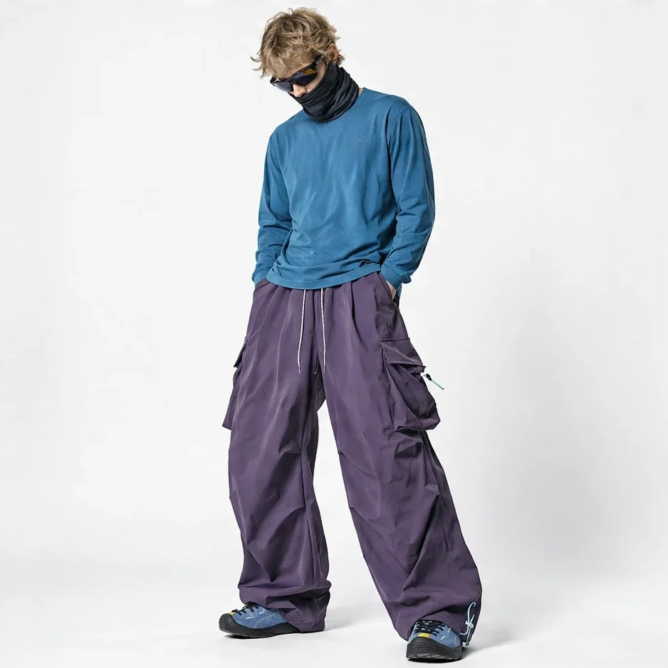 Ling - Unisex Water-Repellent & Quick-Dry UPF50+ Hiking Trousers - Deep Purple