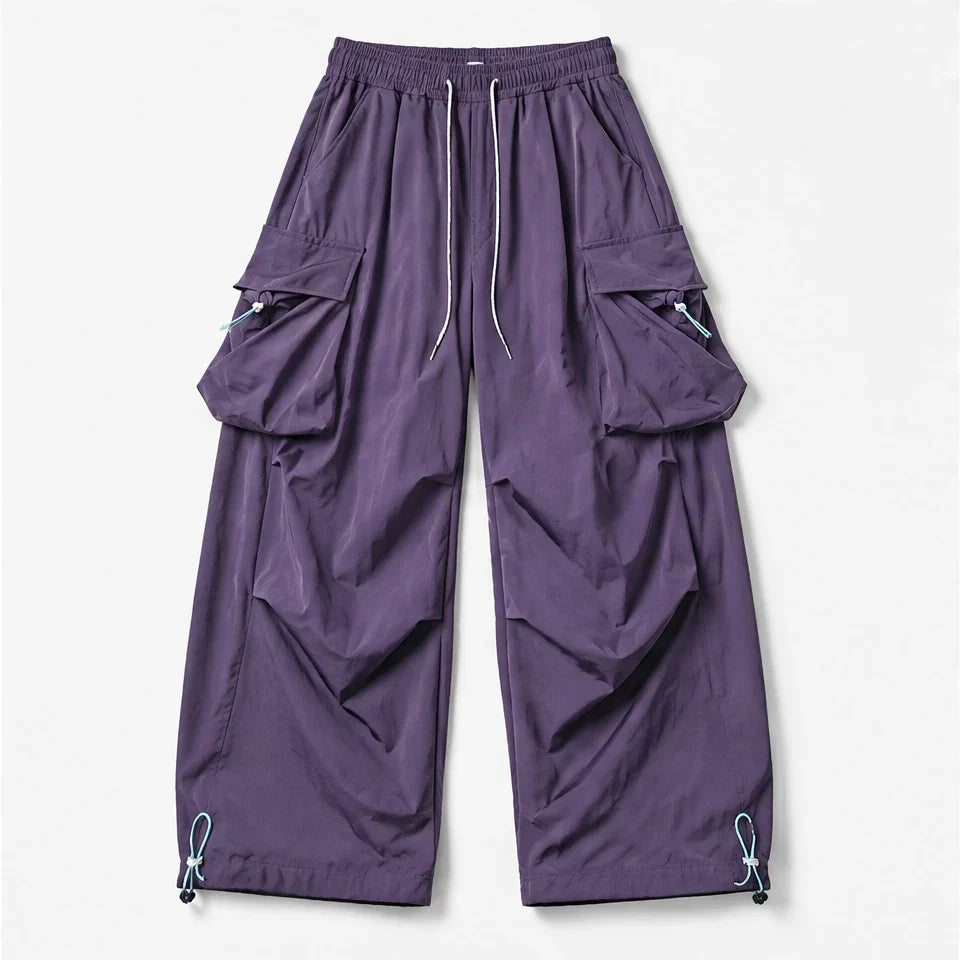 Ling - Unisex Water-Repellent & Quick-Dry UPF50+ Hiking Trousers - Deep Purple