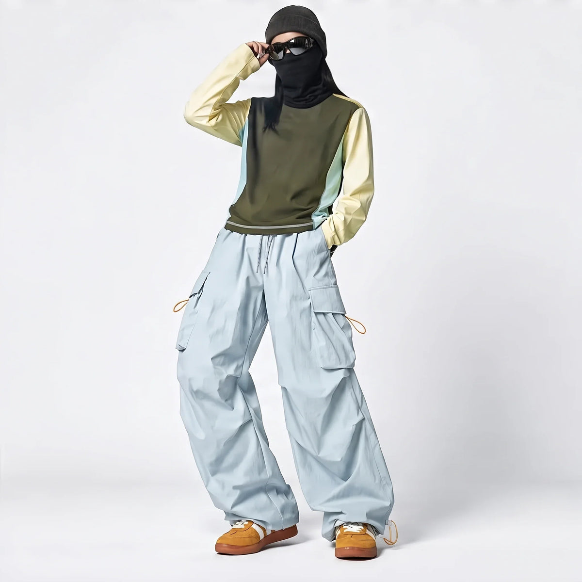 Ling - Unisex Water-Repellent & Quick-Dry UPF50+ Hiking Trousers - Light Blue