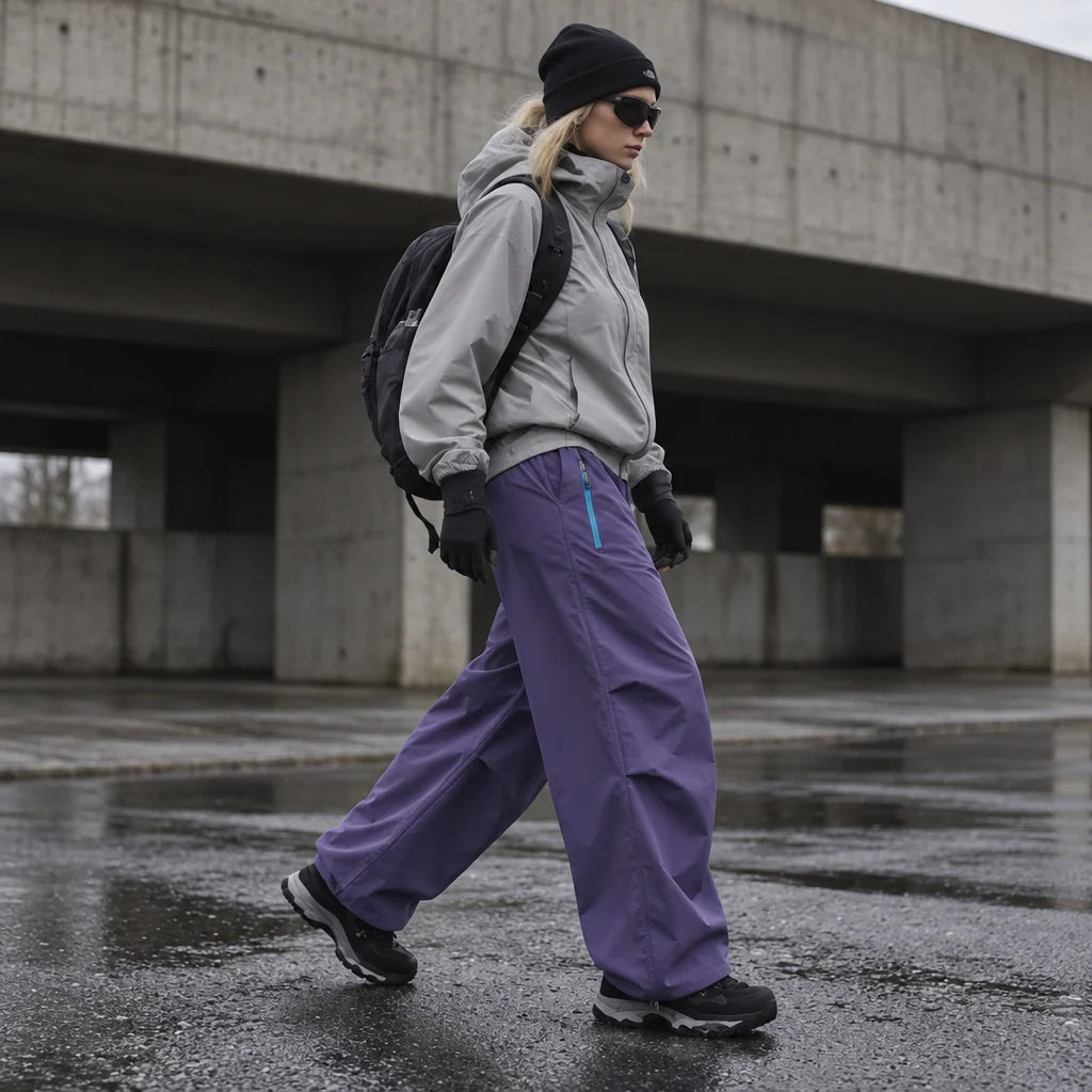 Heath - Unisex Water-Repellent & Quick-Dry Wrinkle-Free Hiking Trousers - Purple