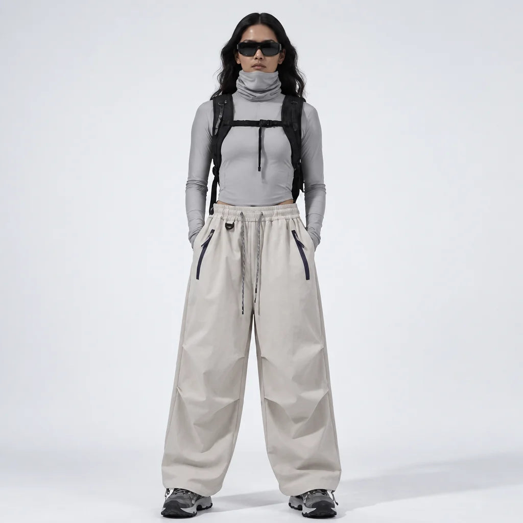 Heath - Unisex Water-Repellent & Quick-Dry Wrinkle-Free Hiking Trousers - White