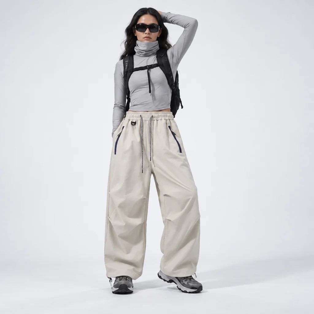 Heath - Unisex Water-Repellent & Quick-Dry Wrinkle-Free Hiking Trousers - White