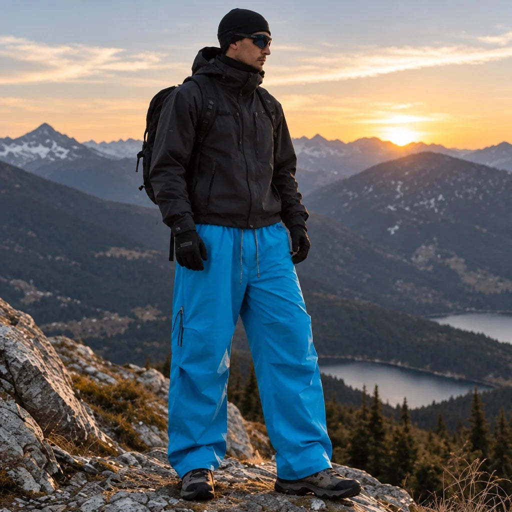 Rigg - Unisex Water-Repellent & Quick-Dry Hiking Trousers - Blue