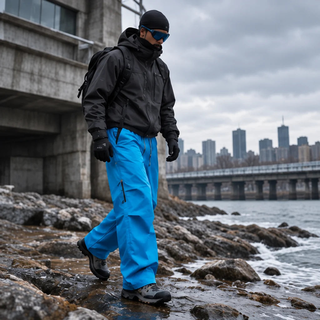 Rigg - Unisex Water-Repellent & Quick-Dry Hiking Trousers - Blue