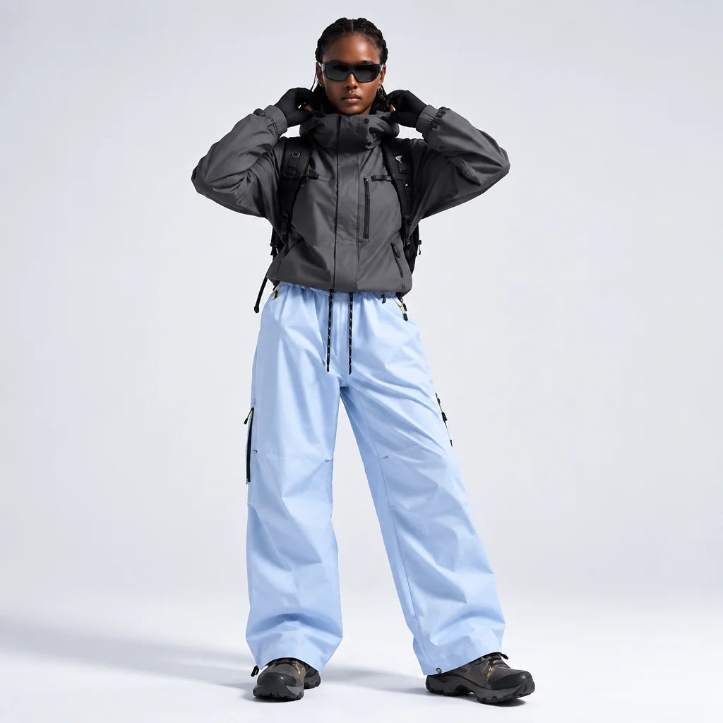 Rigg - Unisex Water-Repellent & Quick-Dry Hiking Trousers - Light Blue