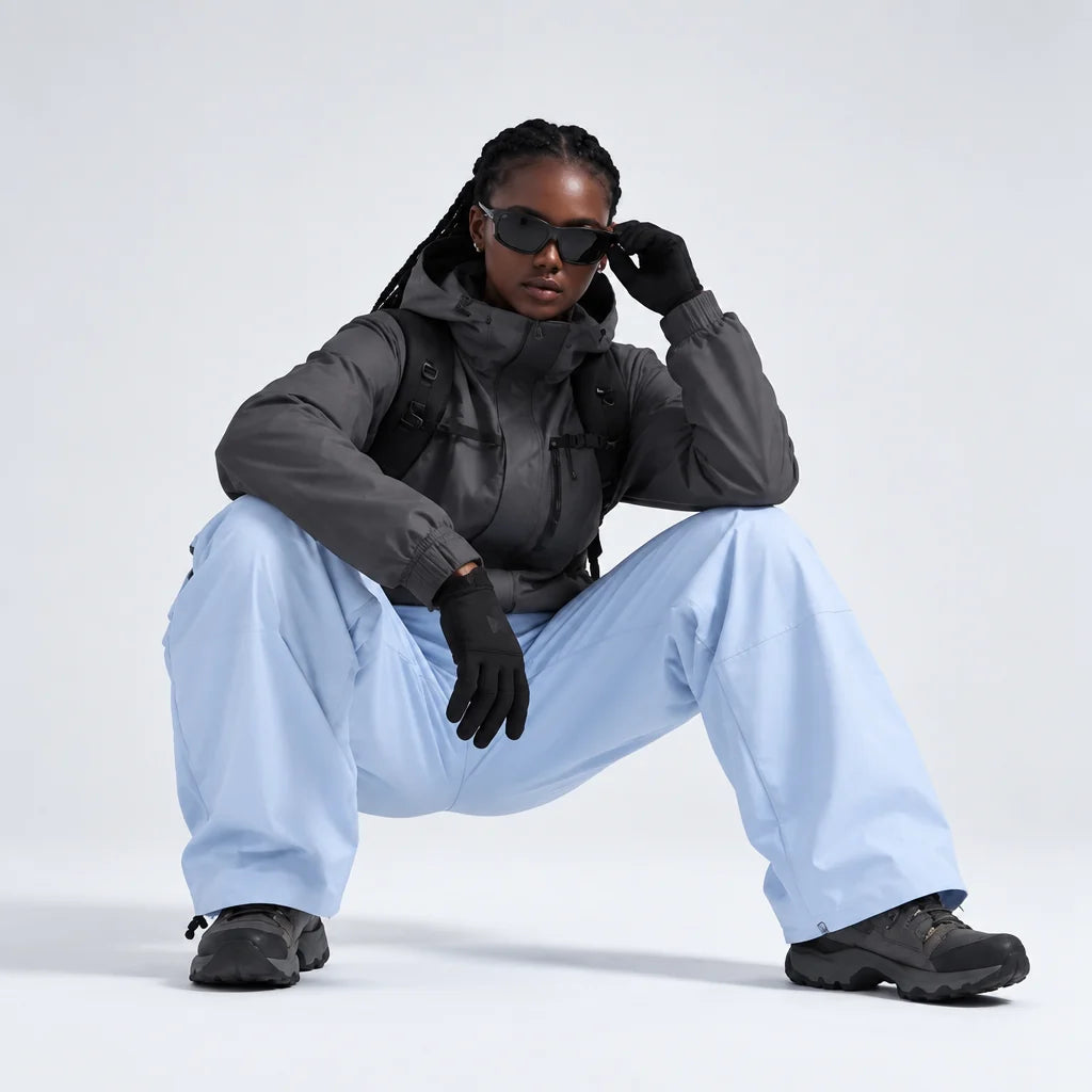 Rigg - Unisex Water-Repellent & Quick-Dry Hiking Trousers - Light Blue
