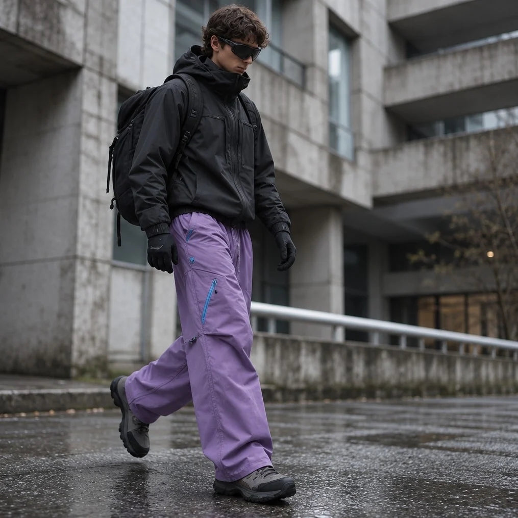 Rigg - Unisex Water-Repellent & Quick-Dry Hiking Trousers - Purple