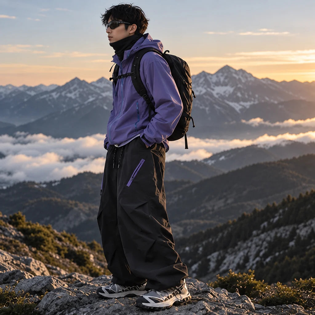 Blea - Unisex Water-Repellent & Quick-Dry Straight-Leg Hiking Trousers - Black