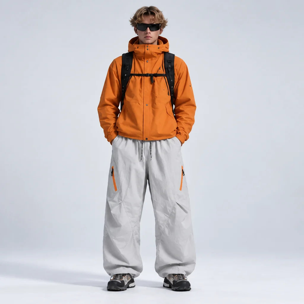Blea - Unisex Water-Repellent & Quick-Dry Straight-Leg Hiking Trousers - Light Grey