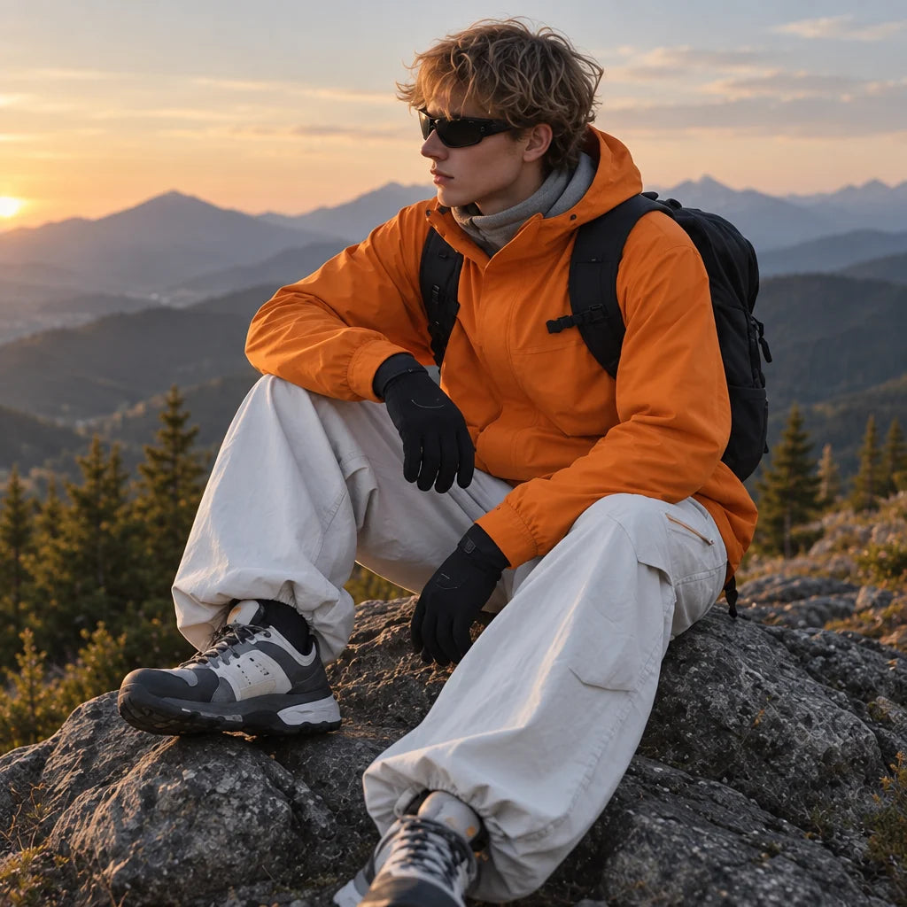 Blea - Unisex Water-Repellent & Quick-Dry Straight-Leg Hiking Trousers - Light Grey