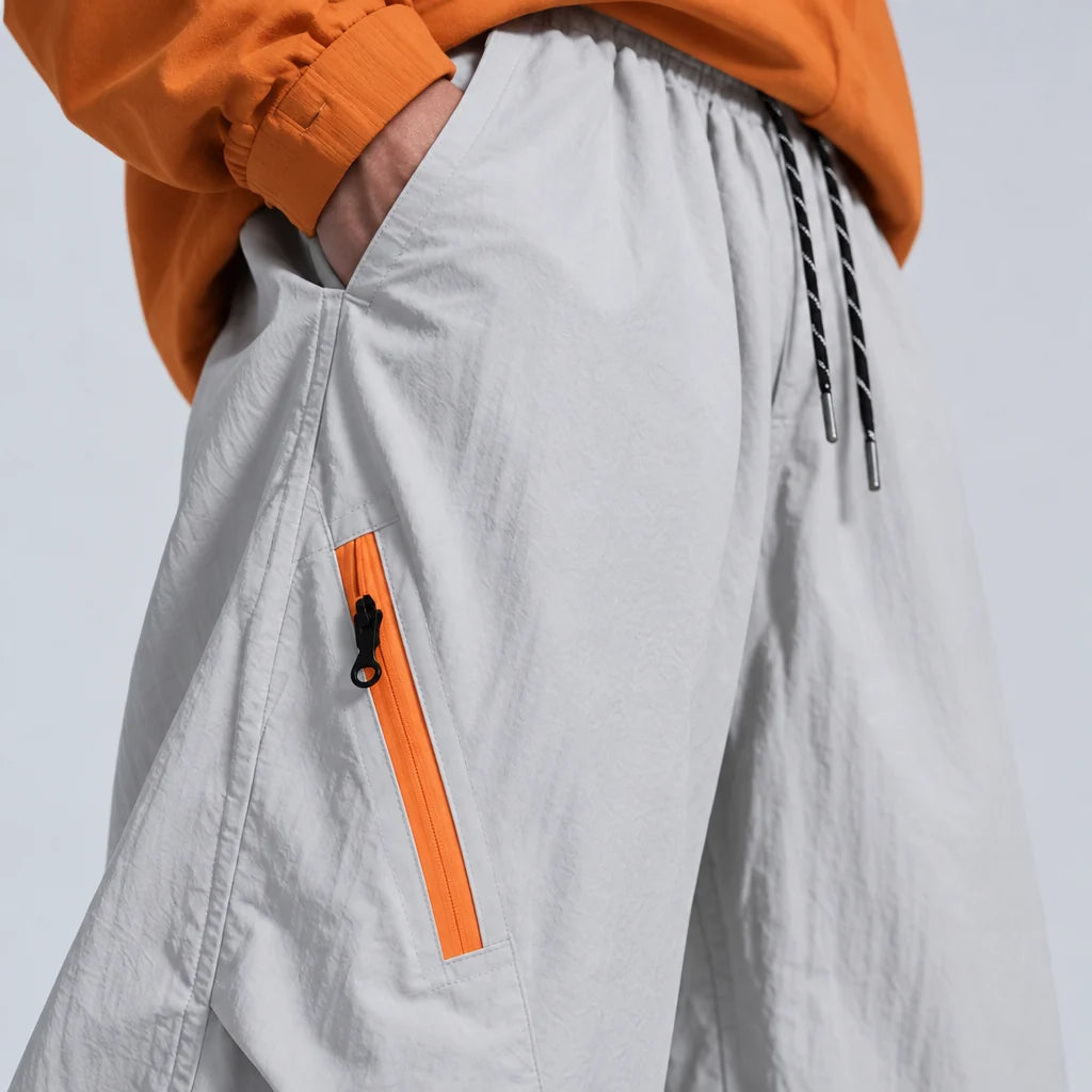 Blea - Unisex Water-Repellent & Quick-Dry Straight-Leg Hiking Trousers - Light Grey
