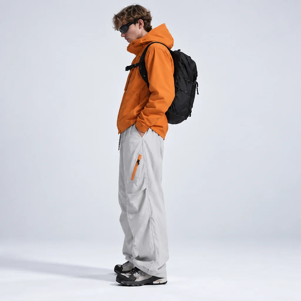 Blea - Unisex Water-Repellent & Quick-Dry Straight-Leg Hiking Trousers - Light Grey