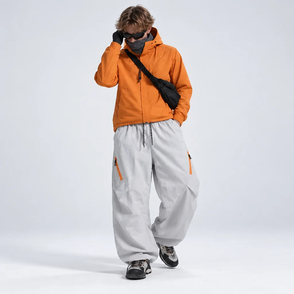 Blea - Unisex Water-Repellent & Quick-Dry Straight-Leg Hiking Trousers - Light Grey