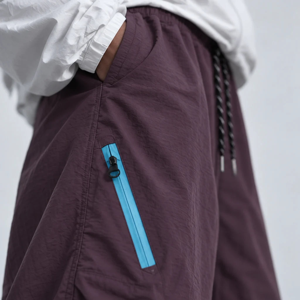 Blea - Unisex Water-Repellent & Quick-Dry Straight-Leg Hiking Trousers - Purple