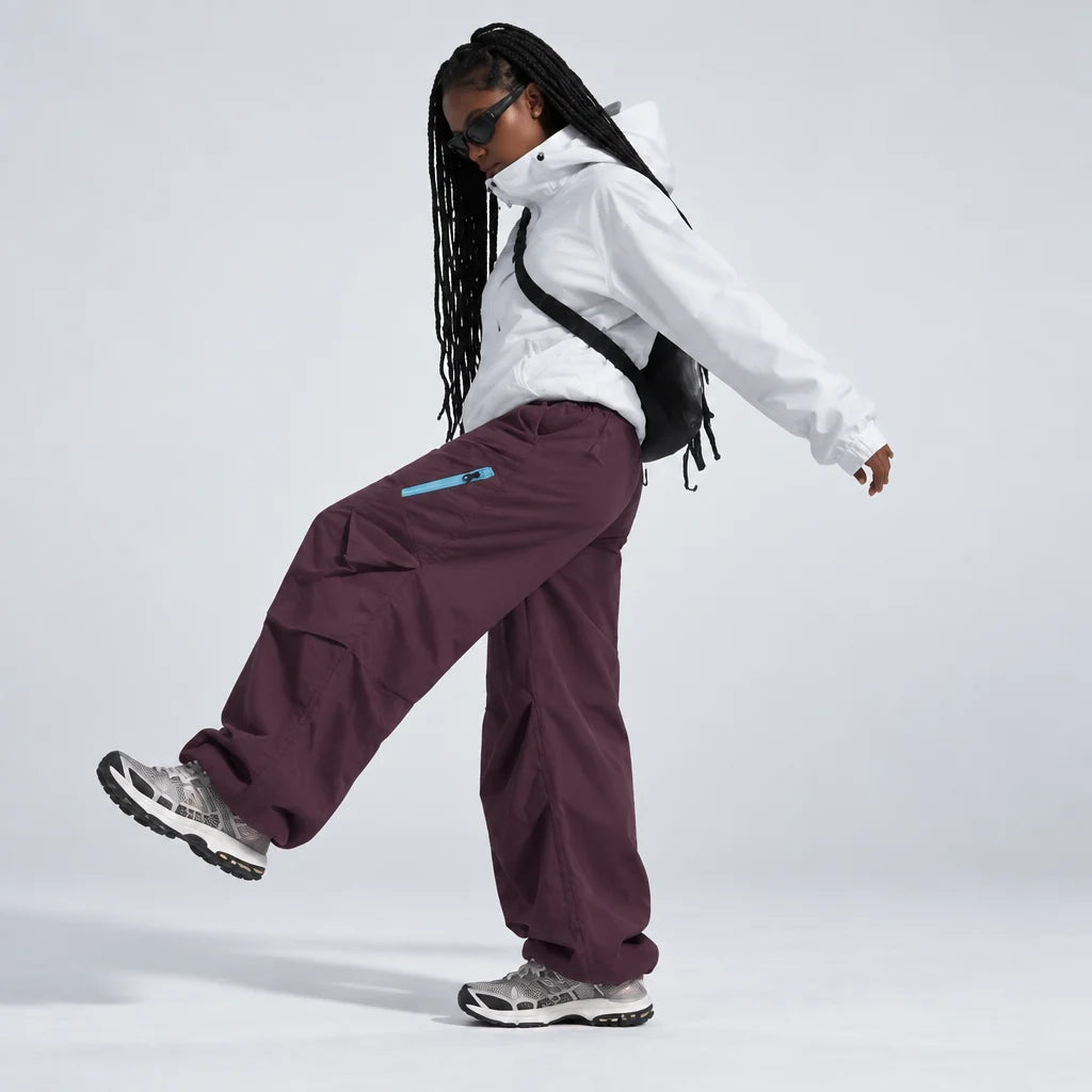 Blea - Unisex Water-Repellent & Quick-Dry Straight-Leg Hiking Trousers - Purple